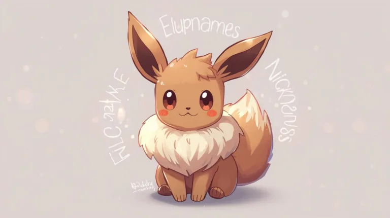 Eevee Nicknames
