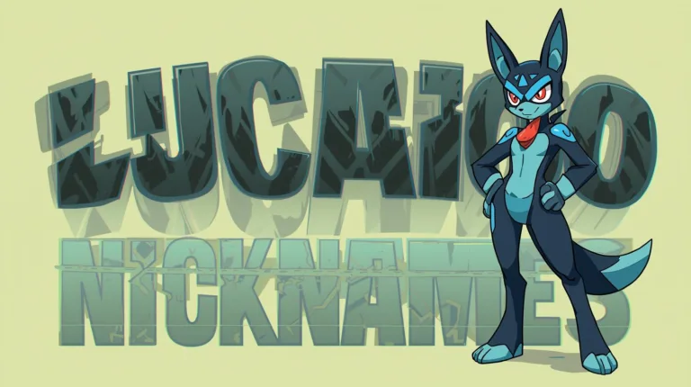 Lucario Nicknames