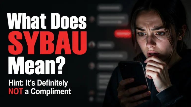 What Does SYBAU Mean (Hint It’s Definitely NOT a Compliment)