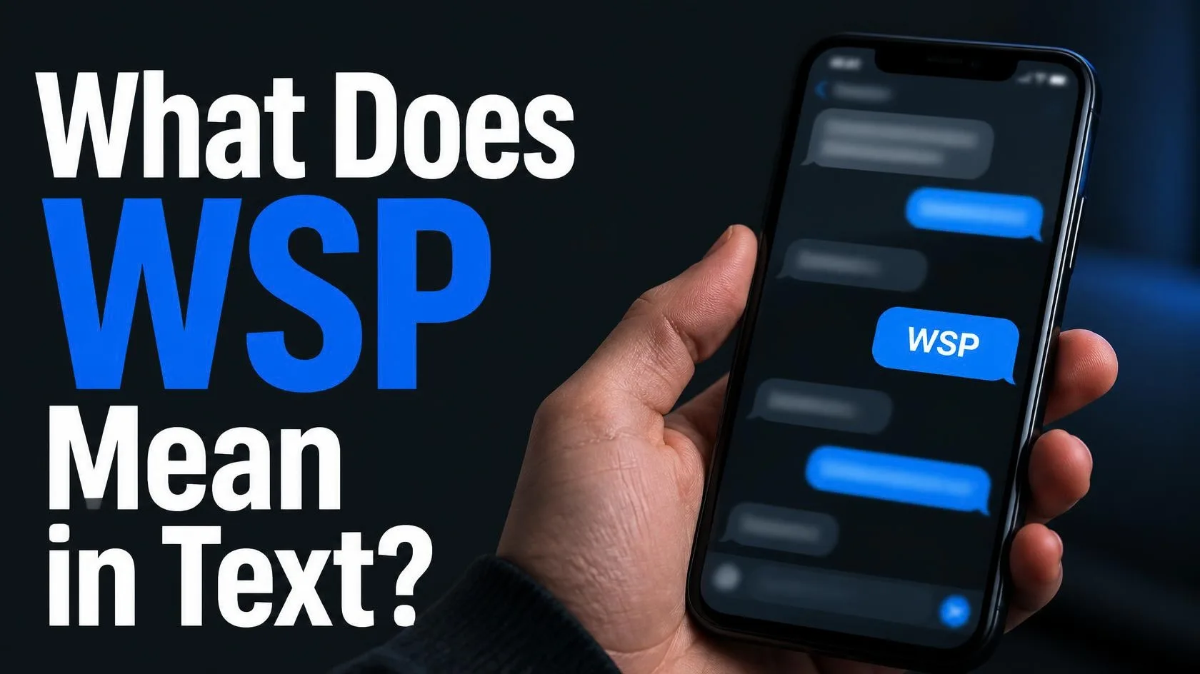 What Does WSP Stand For (The Texting Breakdown)