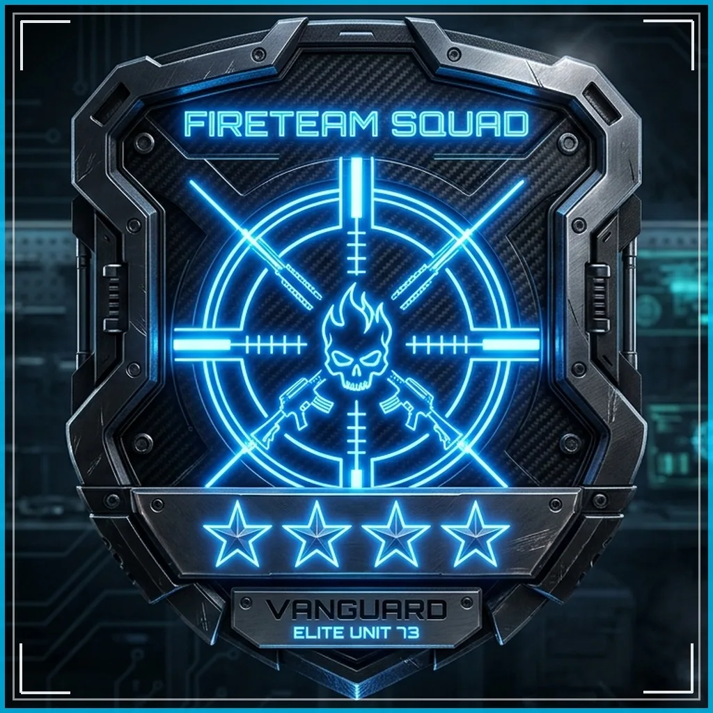 Elite Multiplayer Gaming Squad Esports Arena Shield Crest