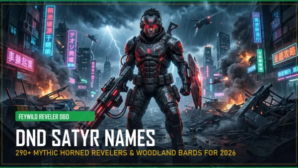 290+ DnD Satyr Names (Feywild, Reveler & Mythic Horned Wanderer Names for 2026)
