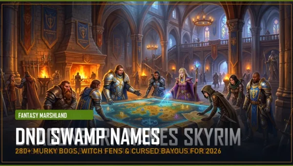 280+ DnD Swamp Names (Murky Bogs, Witch Fens & Cursed Marshlands for 2026)