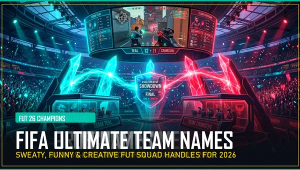 310+ FIFA Ultimate Team Names (Sweaty, Funny & Creative FUT Squads for 2026)