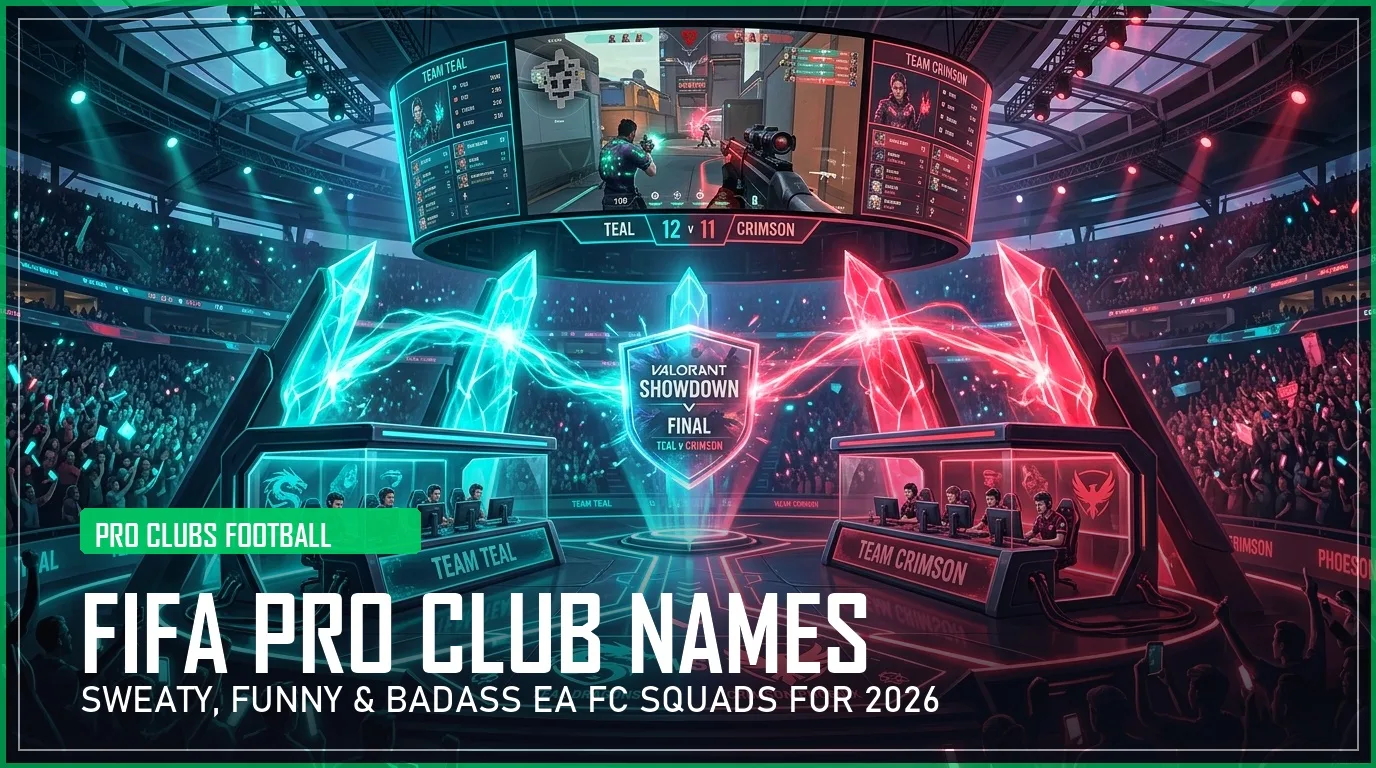 330+ FIFA Pro Club Names (Sweaty, Funny & Badass Football Squads for 2026)
