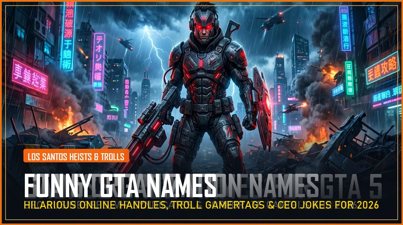 275+ Funny GTA Names (Hilarious Online Handles & Troll Gamertags for 2026)