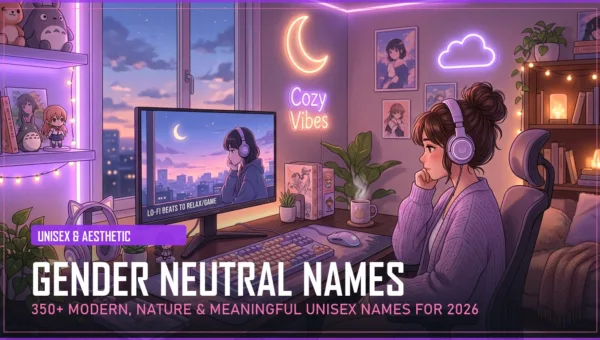 350+ Gender Neutral Names (Unique, Modern & Aesthetic Unisex Names for 2026)