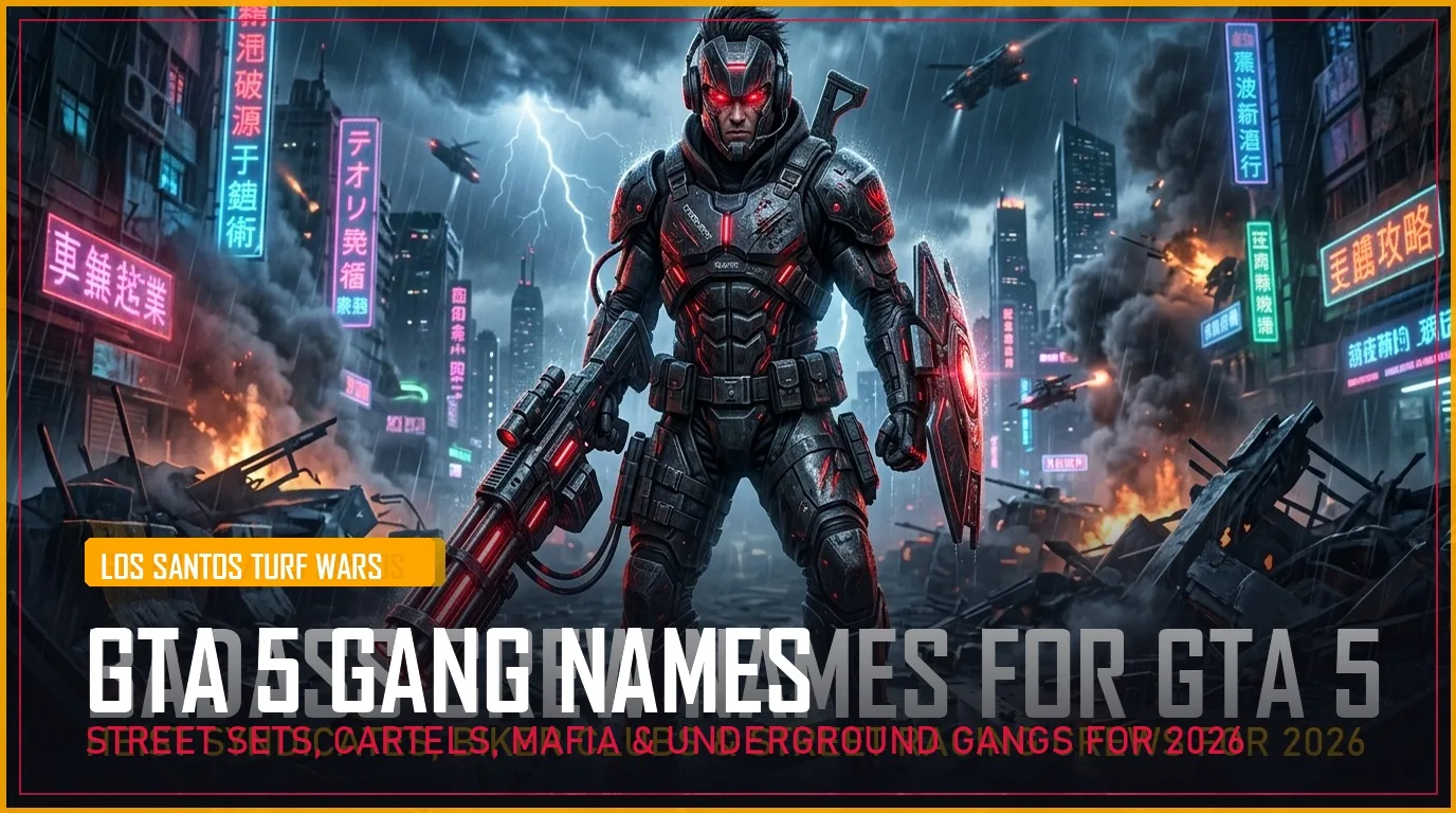 275+ GTA 5 Gang Names (Street Sets, Cartels & Mob Families for 2026)