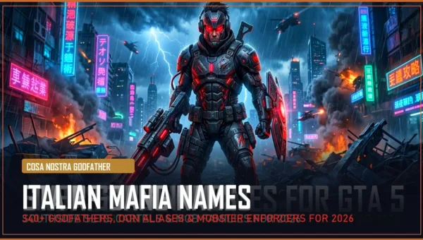 340+ Italian Mafia Names Male (Godfathers, Don Aliases & Mobster Enforcers for 2026)