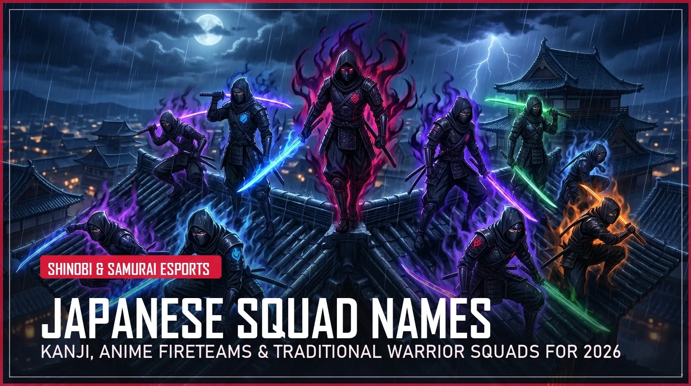 280+ Japanese Squad Names (Anime, Shinobi & Samurai Fireteams for 2026)