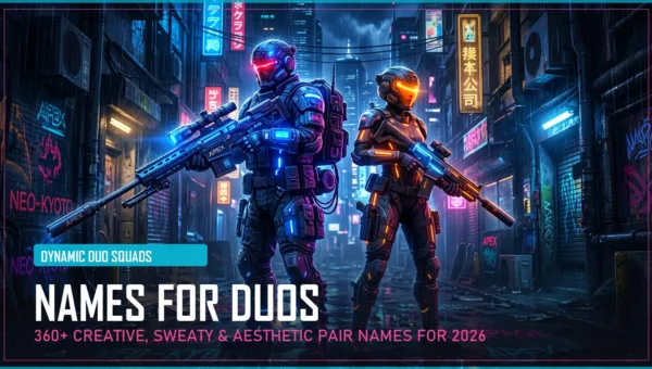 360+ Names for Duos (Creative, Sweaty & Aesthetic Pair Names for 2026)