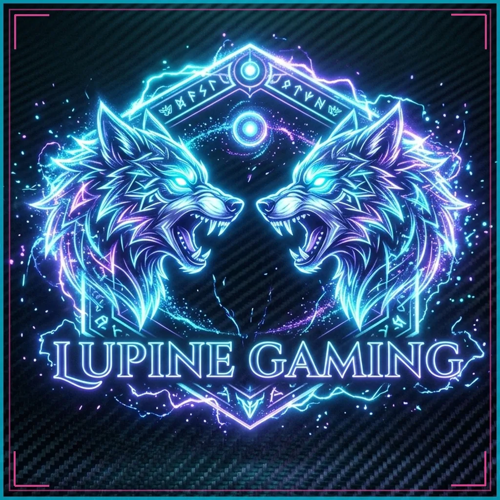 Names for Duos Neon Cyan & Magenta Pair Badge