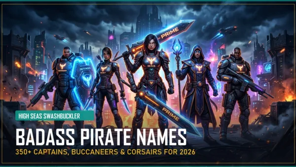 350+ Badass Pirate Names (Captains, Buccaneers & Swashbucklers for 2026)