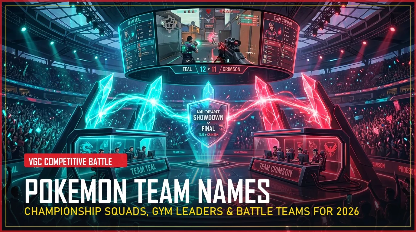 340+ Pokemon Team Names (VGC, Gym Leader & Competitive Battle Squads for 2026)