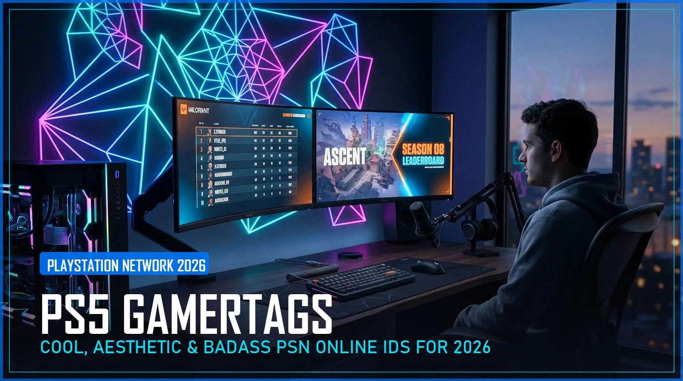 340+ PS5 Gamertags (Cool, Aesthetic & Badass PlayStation Online IDs for 2026)