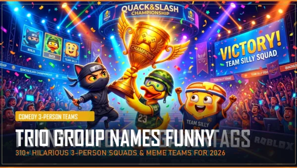 310+ Trio Group Names Funny (Hilarious 3-Person Squads & Team Names for 2026)